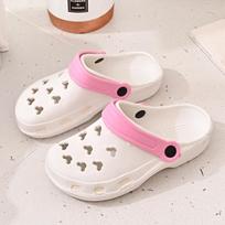 Women Sandals Summer Ladies Beach Green Shoes EVA Lightweight Sandles Flat Unisex Colorful Shoe Sandalias Shoes for Women 5 balta