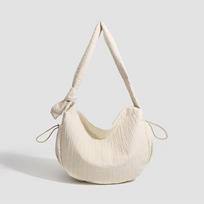 Large-capacity Commuter All-in-one Lazy Tote Bag Women's Crossbody Canvas Cloud Puff Bag
