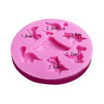 Dinosaurs Silikoninis fondantas tortų dengimo forma Šokoladinė kepimo Sugarcraft forma