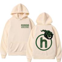 Feid Ferxxo Style Hoodies No Le Temas A La Oscuridad Print Sweatshirt for Women Unisex Cool Vintage Pullover Hoodie Female Streetwear L smėlis