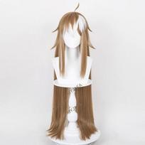 Miss Hina Cosplay Wig Impact Cosplay Gorou Cosplay Long Heat Resistant Synthetic Hair Ms Hina Wigs + Wig Cap One Size