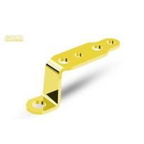 Motorcycle LED Headlight Bracket Rearview Mirror Lamp Spotlight Extension Holder Clamp Multifunction Motorbike Accessories auksinė