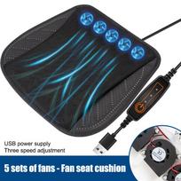 Universal Summer Car Seat Cooler Air Seat Cooling Cushion With Usb Fan Fast Blowing Ventilation Seat Refrigerated Car Seat