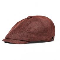 Hemp octagon hat artistic youth beret spring fall cap foreign trade hat men's and women's newspaper boy hats