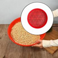 Uogų valymo padėklas apvalus tinklelio koštuvas maisto organizatorius virtuvei 3mm Hole
