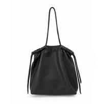 Lazy Style Single-shoulder Bag, Niche Design, Versatile Commuting Leather Women's Bag, Large-capacity Retro Drawstring Tote Bag juoda