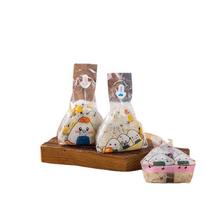 50 vnt. Puikus animacinis filmas trikampio ryžių rutuliuko pakavimo maišeliui „Nori Onigiri“ sušių maišelis „Sushi“ formavimo formelės „Bento“ priedai 1