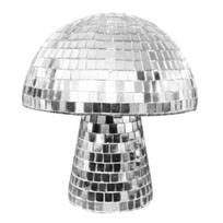 Party Mushroom Disco Ball Glitter Mirror Disco Ball Decoration Retro Reflective Disco Tiles Mushroom Home Bars Parties Weddings Nightclubs Ornament sidabras