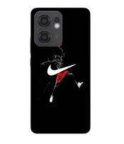 Coque Maniacase Pour Oppo Reno 13F nike jordan logo fond noir juoda