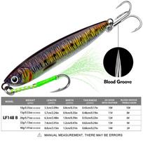 3D Printing Lure Iron Plate Simulation Lure Bait Long Throw Submerged Metal Bait 10g-40g Quick Draw Iron Plate 10g