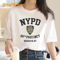 Brooklyn 99 Unisex Tshirt women 2024 grunge vintage funny clothes t-shirt streetwear L