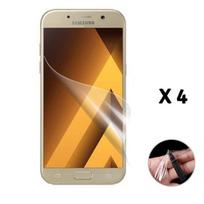 Lot of 4 Films Samsung Galaxy A5 2017 A520 - Scratch-Resistant Durable Plastic Screen Protector [Phonillico®]