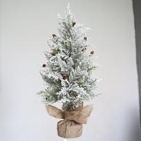 60Cm Christmas Tree Flocked Cypress Leaf Simulation Pe Cypress Leaf Protection Small Tabletop Christmas Tree Christmas Decorations