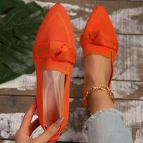 Zapatillas planas de Ballet para mujer, zapatos informales de tacón bajo, elegantes, cómodos y puntiagudos, envío gratis 39