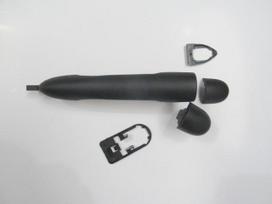 For  Nissan Primera P12 2003 2008 Rear Door Exterior Opening Handle Left Black Painted Type Hushan 80642AV600