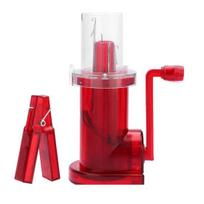 Cord Winder Hand Crank Compact Size Efficient Knitting Cord Organizer DIY Craft raudona