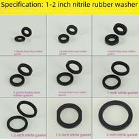 Nitrilinės gumos tarpinė sandarinimo poveržlė: 1/2/3/4/6 taškų, 1/1,2/1,5/2 colių plokščio padėklo jungtis. 1/2 inch Nitrile Rubber Washer