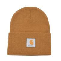 Carhartt Knit Cap Knit Cap Outdoor Brand One Point Logo Brown Free Size Men's [Item] ruda