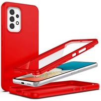 360 Case - BOOLING - for Samsung A53 5G - Red - Full Protection - Anti-Scratch raudona