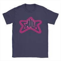 Blurs Style Emilia Mernes T Shirt Men's  100% Cotton Crazy T-Shirt O Neck  Tee Shirt Short Sleeve Tops Printed S tamsiai mėlyna spalva