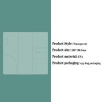 Fromthenon Transparent Protective Cover for Weeks Plan Notepad Weekly Planner Notebook Cover Pattern Design Stationery Office Weeks cover