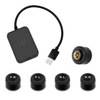 USB Android TPMS Padangų Slėgio Stebėjimo Signalizacijos Sistema Keičiami Padangų Pozicijos Laisvai Belaidžiai Išoriniai Davikliai Exteral Sensors