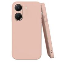 For Poco X7 Pro Cover Case Xiaomi Poco X7 X6 X5 F6 F5 Pro F4 Capas Liquid Silicone Original TPU Soft Case for Poco X7 Pro Fundas For Poco X7 Pro šviesiai rausvos spalvos