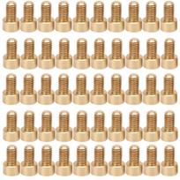 50Pcs Cap Hex Socket Screw Copper Fastener Hardware Tools Industrial Supplies M6M6x10mm