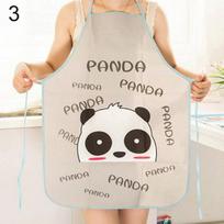Women Cute Cartoon Waterproof Apron Kitchen Restaurant Cooking Bib Aprons pilka
