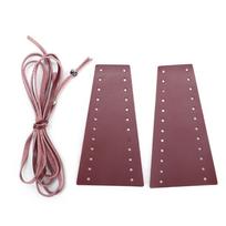 2pcs Motorcycle Lever Brake Clutch Cover Microfiber Leather 1518MM0.590.71inBurgundy vyno raudonos spalvos