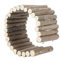 Žiurkėno medinis slėptuvis Pelė Graužikai Medinės durys Tvora Žiurkės Tiltas Kopėtėlės Kramtukai 50CM Pagrindinis tipas 30cm/11.8in