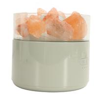 Aroma Lamp Humidifier Colorful Comfortable Multifunctional Crystal Salt Light Diffuser DC5V 200ML žalia
