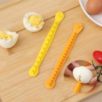 2 Pieces Eggs Carving Cutter Cooking Breakfast Easy to Clean Reusable Multipurpose Egg Slicers for
