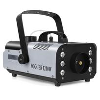 1200W RGB 9 LED Dūmų mašina Helovinas DJ Šou Rūko purkštuvas Scenos efektas Rūko generatorius Purškimo įranga