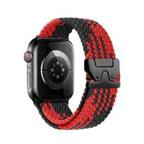 Apple Watch Parašiutinio tipo sagties nailoninis pintas kilpos dirželis 38/40/41/42mm raudona