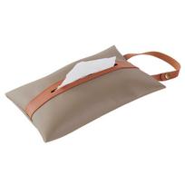 New Soft Leather Car Tissue Box Car Sun Visor Type Block Hanging Container Towel Napkin Holder Paper Rack Organizer Storage Bag 1PCS kava