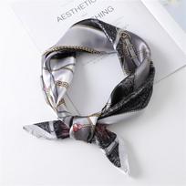 Luxury Brand Women Silk scarf 60*60cm Professional scarf Chain Matching Scarves Spring Summer Headscarf Fashion Hijab Bandana 60X60cm