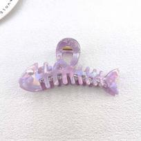 Y2K Colorful Fishbone Hair Claw Creative Personality Shark Clips Fish Barb PVC Crab Hair Clip Hair Accessories for Women