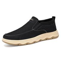 Men's shoes summer one-pedal breathable old Beijing cloth shoes cross-border temu shallow mouth lightweight casual shoes single shoes men 39