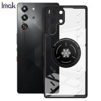 Dėl Nubia Red Magic 10s Pro Plus 5G telefono dėklo IMAK CASE UX-9A SERIJOS Dėklas su šilumos išsklaidymu Red Magic 10s Pro 5G gray