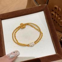 Zir*****val double-layer bracelet fashion retro bracelet women's high-end versatile jewelry