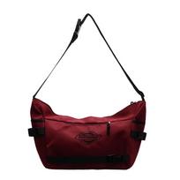 Cool street mail carrier bag large capacity casual versatile sports style student backpack male messenger bag class shoulder bag bordinė