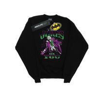 DC Comics Mens Joker The JokeÂ´s On You Sweatshirt M juoda