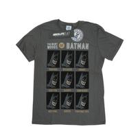 DC Comics Mens The Many Moods Of Batman T-Shirt S medžio anglis