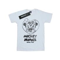 Disney Mens Mickey And Minnie Mouse Since 1928 T-Shirt S balta