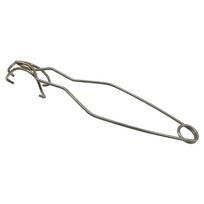 25 cm nerūdijančio plieno tiglio žnyplės, tiglio žnyplės, baltojo aukso lydymo indas, aukso lydymo krosnies priedai silvery gray