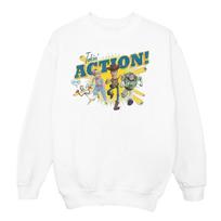 Disney Womens/Ladies Toy Story 4 TakinÂ´ Action Sweatshirt M balta