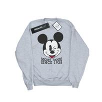 Disney Mens Mickey Mouse Since 1928 Sweatshirt L pilka