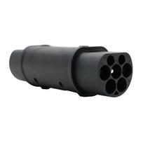 IEC 62196 į GB/T elektromobilių įkrovimo adapteris Single Phase 220V black