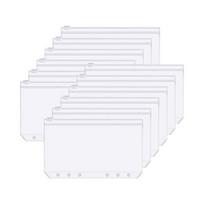 Marble Pattern A6 PU Leather Cash Budget Binder & Savings Notebook white